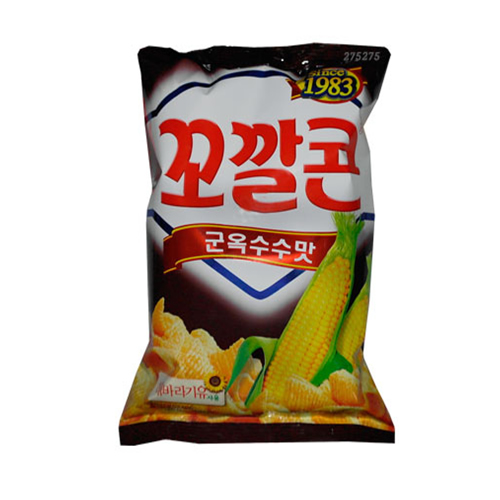 [ロッテ]コッカルコーン(焼きとうもろこし味) 72g × 20袋/韓国お菓子/韓国スナック/おやつ/トウモロコシスナック