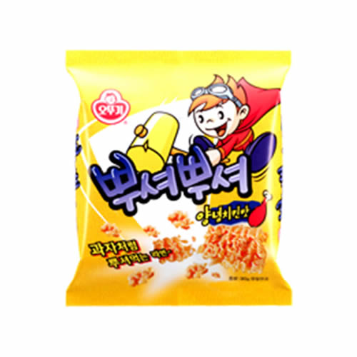 [オットゥギ]プショプショ(味付けチキン味) 90g × 24袋/韓国お菓子/ラーメンスナック/おやつ