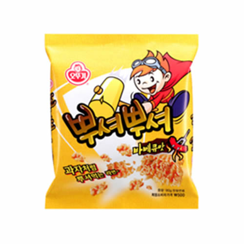 [オットゥギ]プショプショ(バーベキュー味) 90g × 24袋/韓国お菓子/ラーメンスナック/おやつ