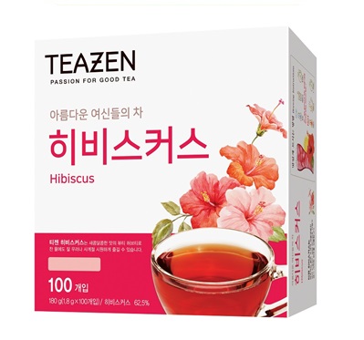 [ティジェン]ハイビスカス茶(100包) 180g×5個/韓国食品/ハーブティー/健康飲料