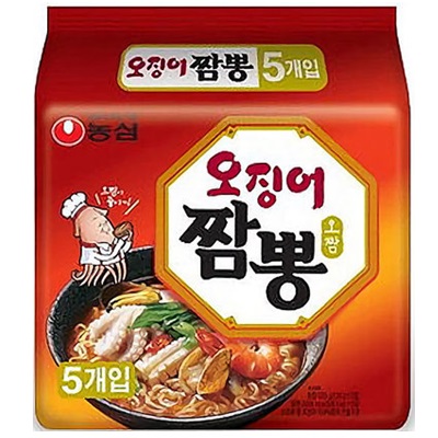 [農心]イカチャンポン 124g × 40袋/韓国ラーメン/インスタントラーメン