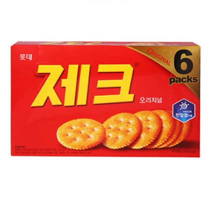 [ロッテ]ZEC300g(50g×6袋)×12箱/韓国お菓子/ビスケット/クラッカー