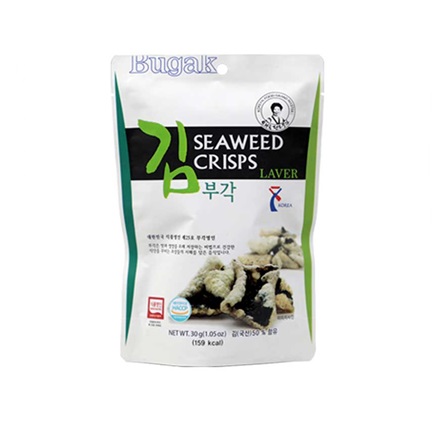 [オヒスク]のり ブガク(海藻·野菜揚げ物) 30g × 12袋/韓国お菓子/韓国伝統食品/おつまみ/韓国天ぷらお菓子