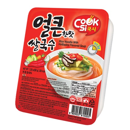 [Cooksi]ライスヌードル(辛味) 92g×30個/韓国食品/インスタント麺/乾麺