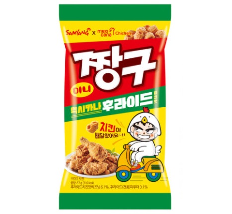 [三養]ミニクレヨンしんちゃん フライドチキン味 57g × 20袋/韓国お菓子/韓国スナック/おやつ